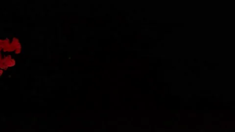 Red ink dissolves in water. Red smoke. Slow motion. Stock Footage 127582043