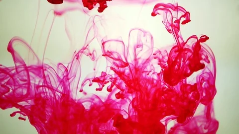 Red ink drop2 Video stock 109491237