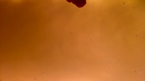 Red ink spreading in water Stock Footage 46663831