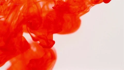 Red ink in water. Abstract Stock Footage 74368173