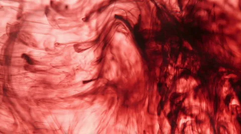 Red ink in water Stock Footage 660760