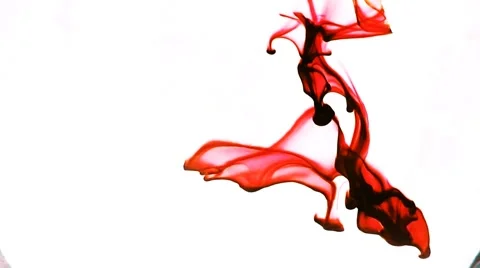 Red ink in water 스톡 동영상 7089544