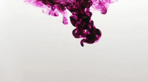 Red ink in water Stock Footage 31773510