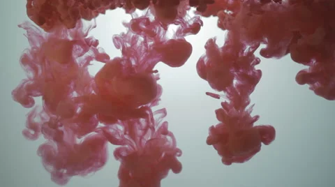 Red Ink In Water. Stock Footage 63390697