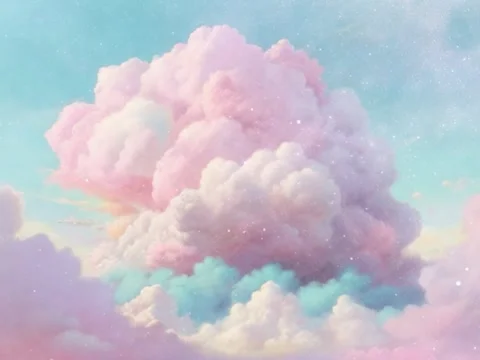 Red inks making clouds in water Stock Footage 261961821