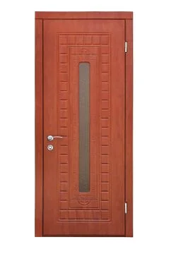 Red interior door Foto stock