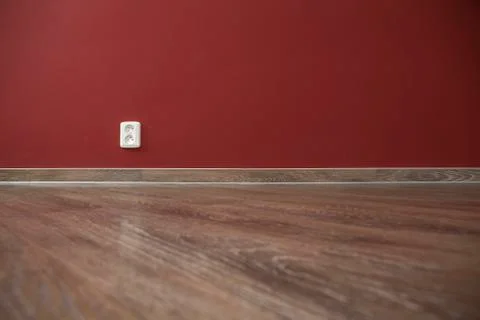 Red interior wall Stock Photos