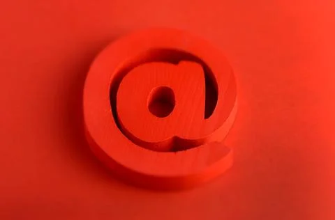Red internet at icon Stock Photos