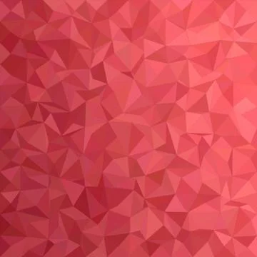 Red irregular triangle mosaic background design Illustrazione stock