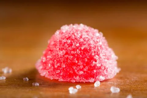 Red jelly candy Stock Photos