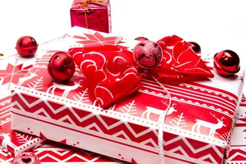 Red jingles Stock Photos