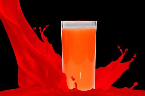 Red juice Stock Photos