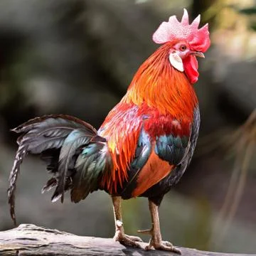 Red junglefowl Stock Photos