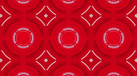 Red Kaleidoscope background, loop Stock Footage 37240424