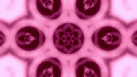 Red kaleidoscope effect animation Stock Footage 208592949