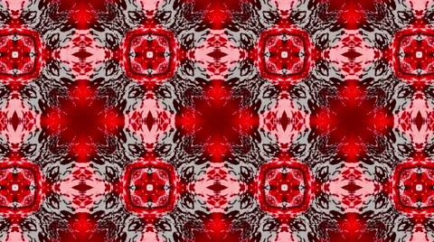 Red  kaleidoscope Stock-Footage 60207788