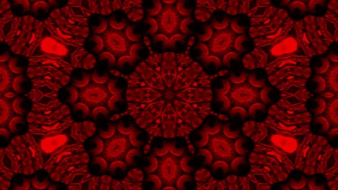 Red Kaleidoscope Motion Background 動画素材 154441103