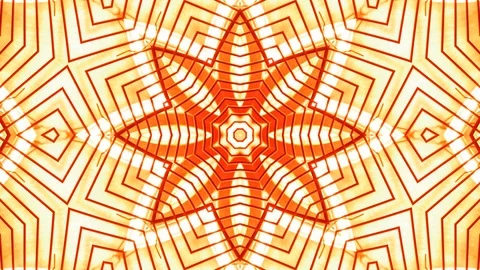Red kaleidoscope sequence pattern. Abstract graphics background Stock Footage 104396466