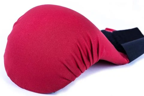 Red karate gloves Stock-Fotos