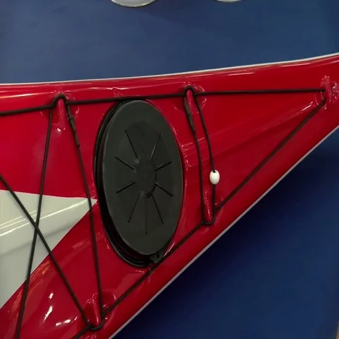 A red kayak Stock Footage 69558729