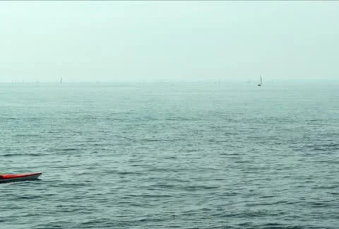 Red Kayak NTSC Stock Footage 11233243