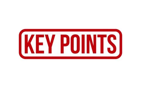 Red Key Points Rubber Stamp Seal Vector Stock Illustration
