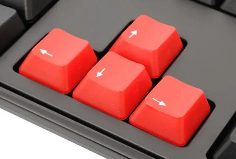 Red keys Stock Photos