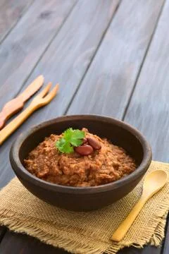 Red Kidney Bean Spread Stock Photos