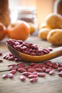Red kidney beans Stock Photos