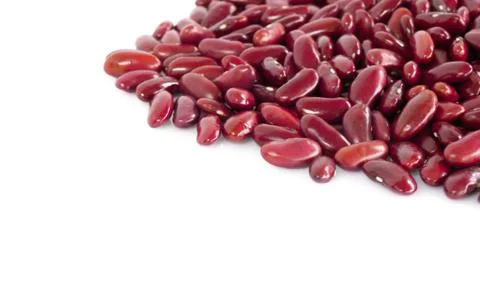 Red kidney beans texture background, healthy food concept Stock Photos