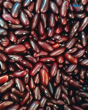 Red Kidney Beans Texture Background Macro Close Up for Healthy Cooking Ingr.. Foto stock