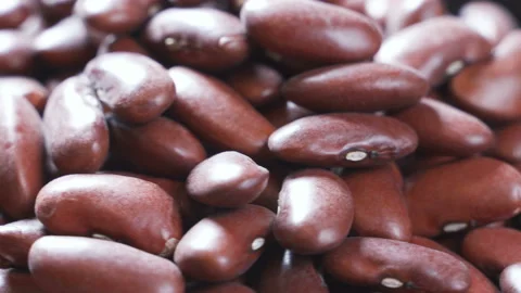 Red kidney beans, turning Stock Footage 98944757