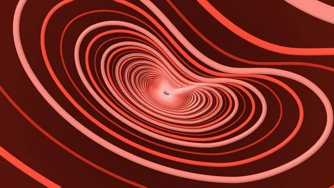 Red Kidney Lines Rotation Video stock 100436632