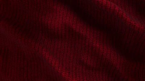 Red Knitted - Motion Fabric Background Stock Footage 240989829