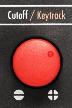 Red knob Stock Photos