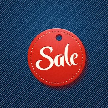 Red label in pocket Stock Illustration