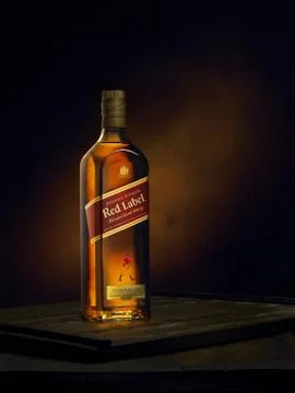 Red Label Whiskey Stock Photos