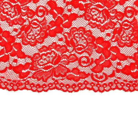 Red lace with pattern with form flower Red lace with pattern with form flo... 写真素材
