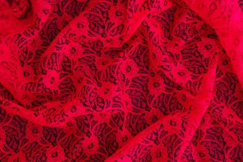 Red lace Stock Photos