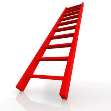 Red ladder Stock Illustration