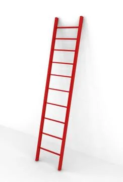 Red ladder Stock Illustration
