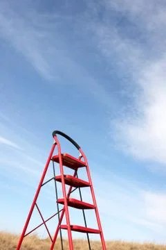 Red ladder Stock Photos