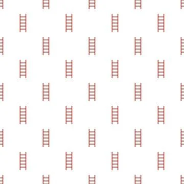Red ladder seamless pattern for growth concept Stock Illustration