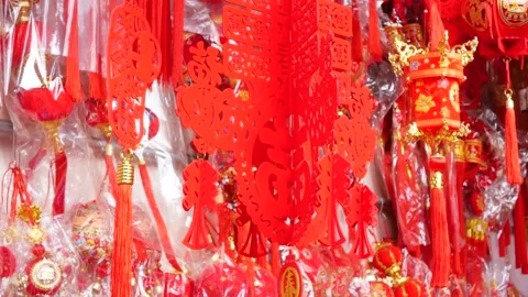 Red lantern 動画素材 347243167