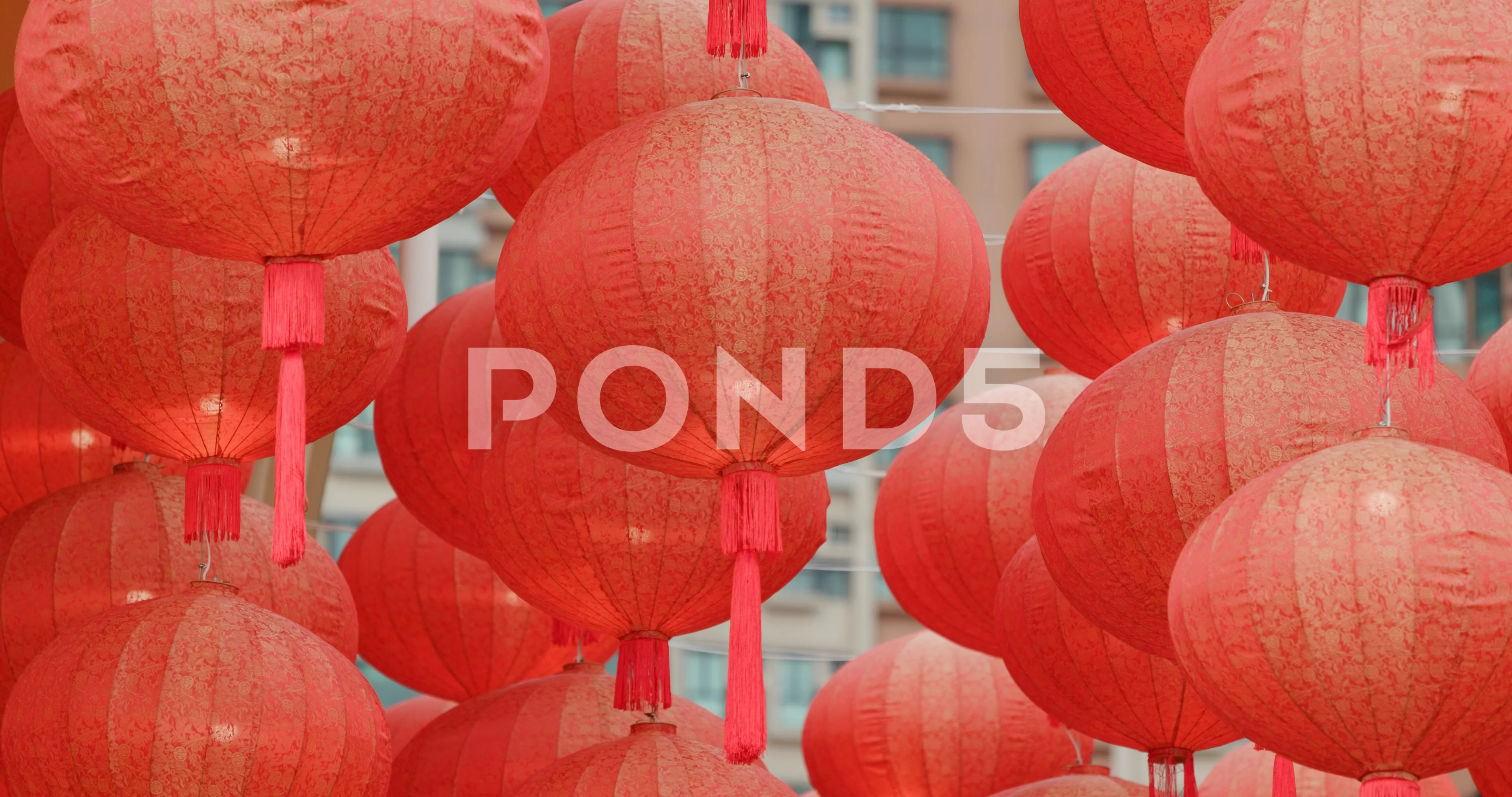 Red Lantern For Mid Autumn Festival At Outdoor Hi Res 95753706