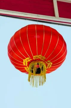 Red lantern Foto stock