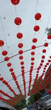Red Lanterns Stock Photos