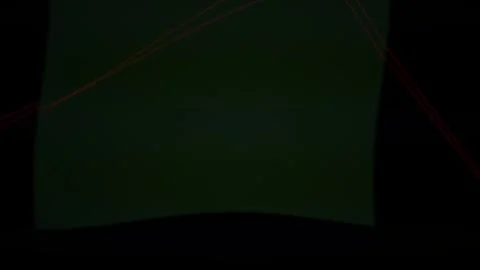 Red Laser Beams Motion Across Dark Green Textured Background Stock Footage 343762184