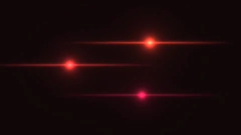 Red laser light beams in dark background creating a pattern Stock Footage 338209724