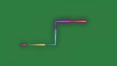 Red laser light coming out of small object blue circular Vídeo Stock 337030285